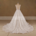 Real bride dress illuminated wedding dress